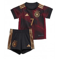 Echipament fotbal Germania Kai Havertz #7 Tricou Deplasare Mondial 2022 pentru copii maneca scurta (+ Pantaloni scurti)